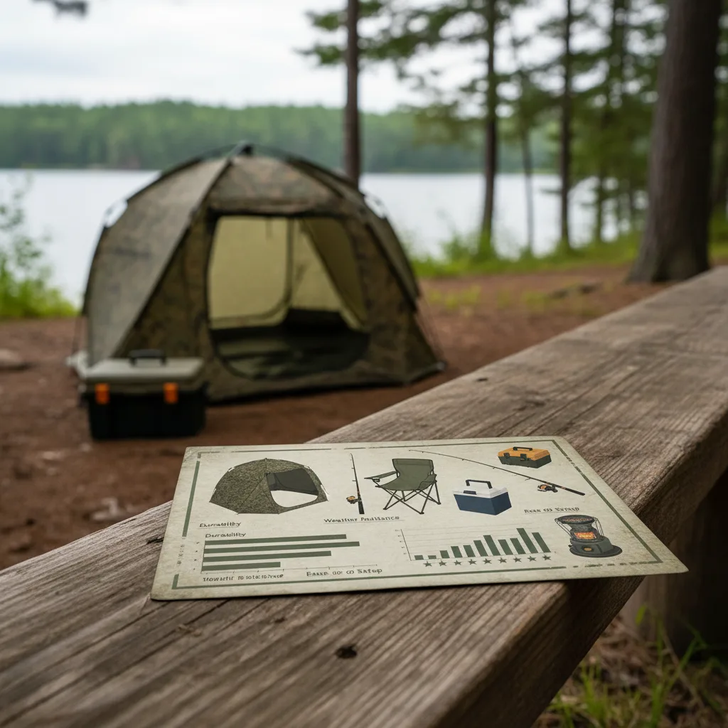 Portable ice shelter reviewed in the field